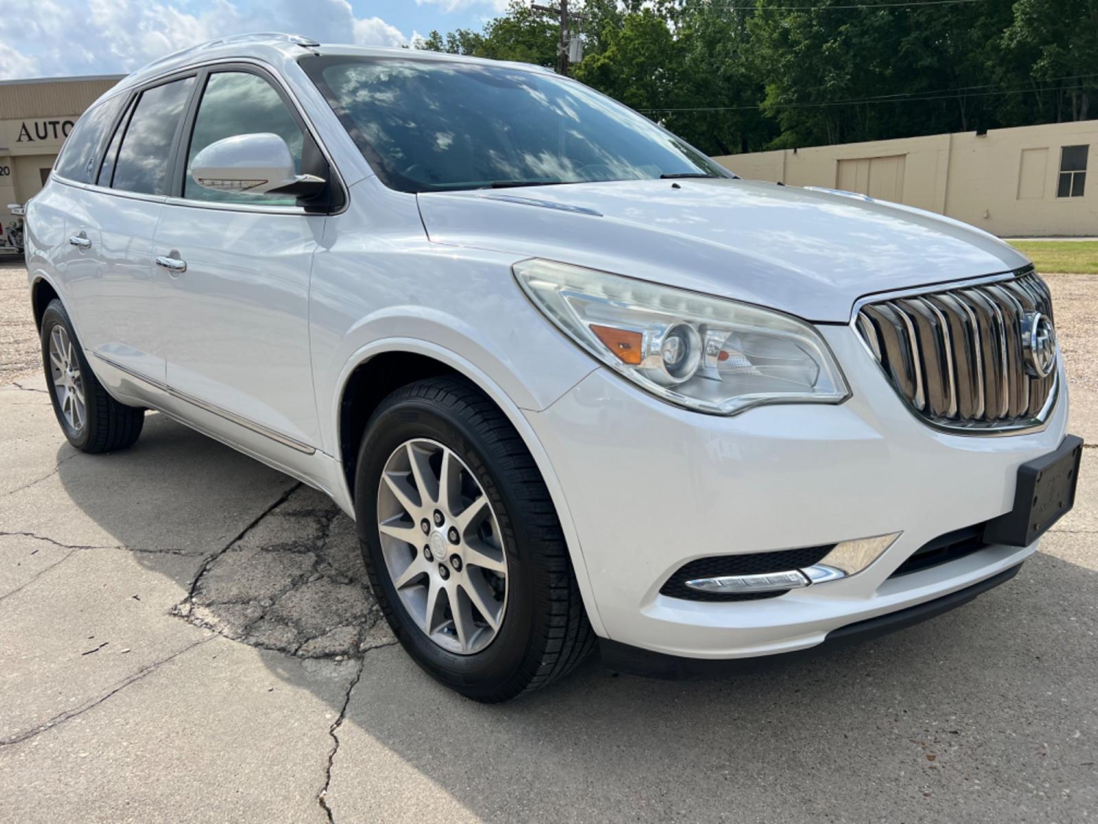 2016 White /Gray Buick Enclave (5GAKRBKD2GJ) with an 3.6 V6 engine, Automatic transmission, located at 4520 Airline Hwy, Baton Rouge, LA, 70805, (225) 357-1497, 30.509325, -91.145432 - 2016 Buick Enclave ****One Owner & No Accidents**** 3.6L V6 Gas, 141K Miles, Heated Leather Seats, 7 Passenger Seating, Sunroof, Backup Camera, Power Windows, Locks & Mirrors, Cold A/C, Bose, Power Liftgate. FOR INFO PLEASE CONTACT JEFF AT 225 357-1497 CHECK OUT OUR A+ RATING WITH THE BETTER BUSINE - Photo #3